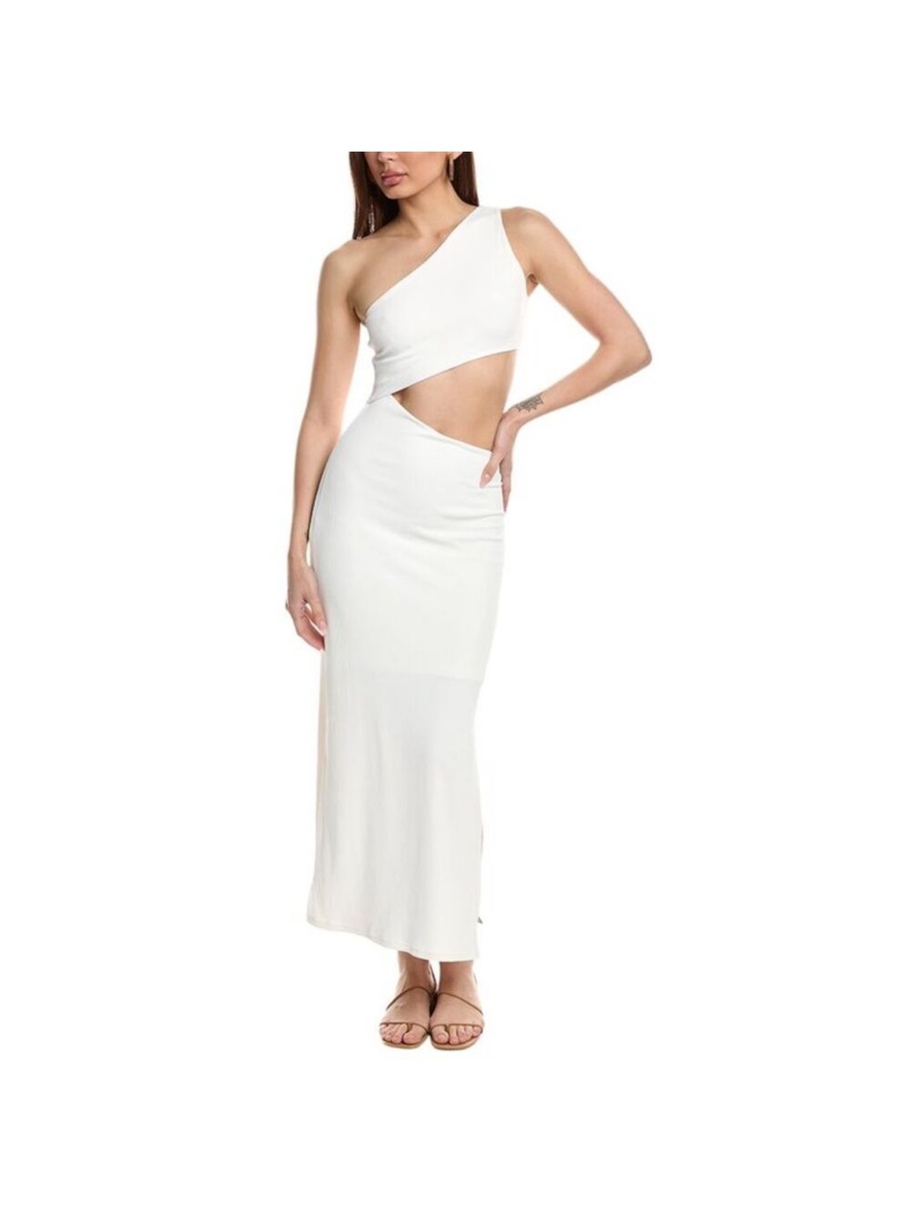 NWT Riot Swim Light Blue One Shoulder Dress